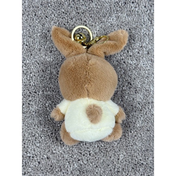 Baiwan brand Cute Plush Bunny Rabbit Keychain Bell Charm Accessory Gift - Picture 5 of 7